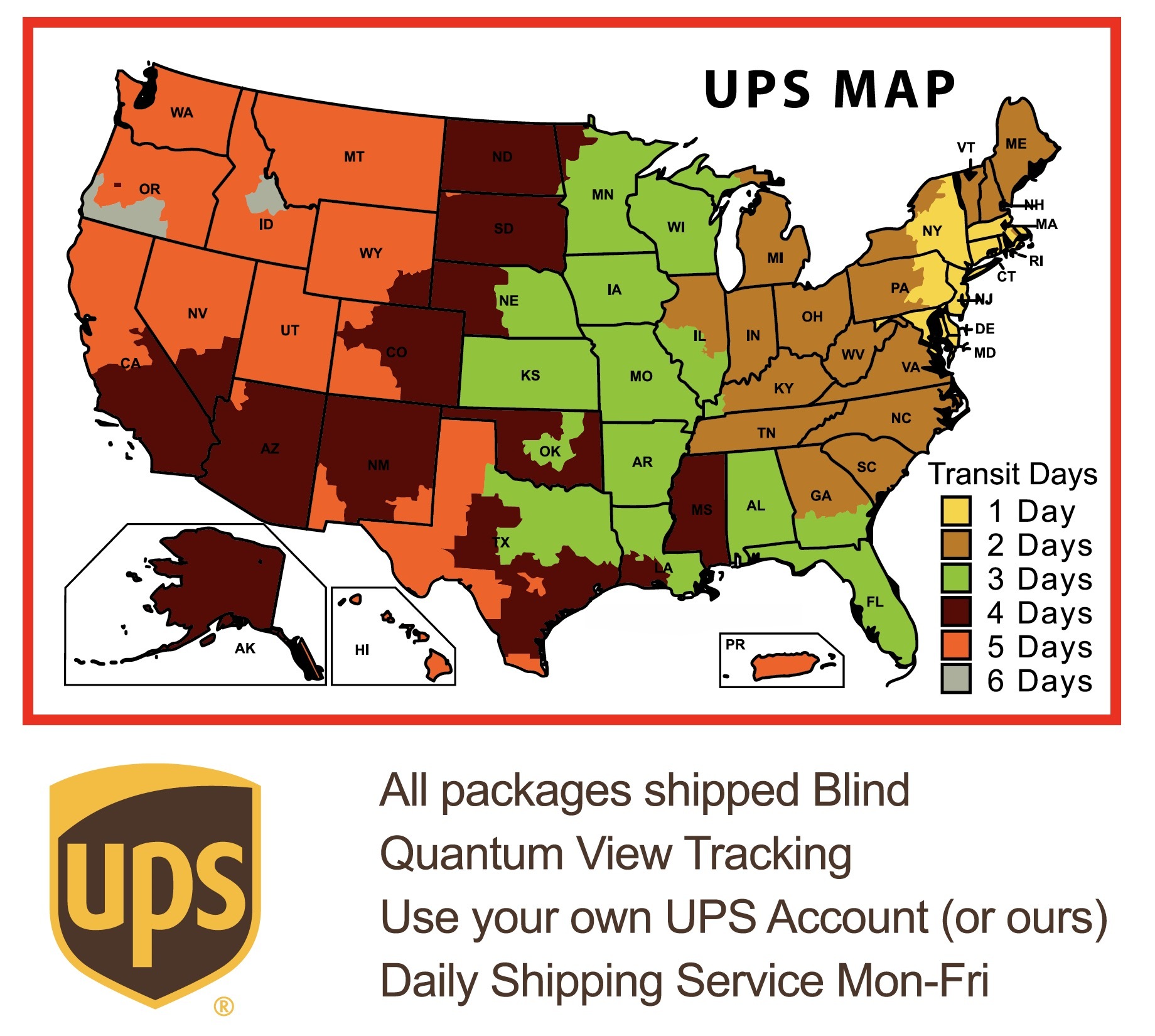 UPS Shipping Image